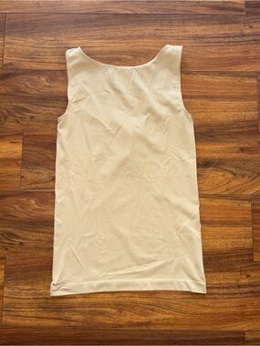 Ingrid & Isabel Cream Slim Fit Tank Top